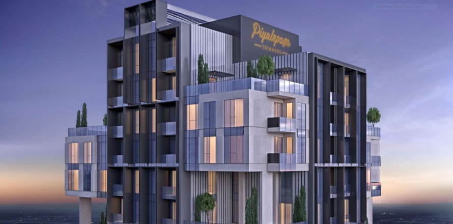 آپارتمان در  Beyoglu ، امارات متحده عربی 1 خوابه ، 72 متر مربع.  شماره 72336