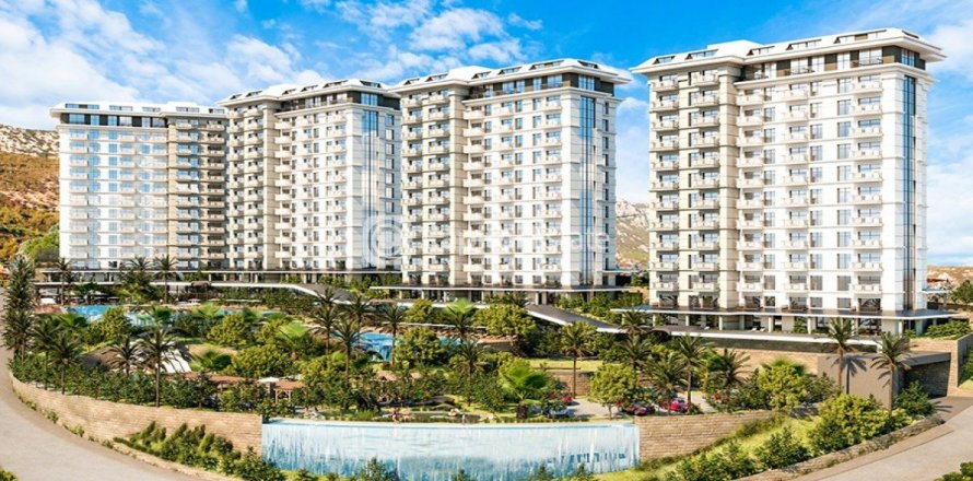 آپارتمان در  Antalya ، امارات متحده عربی 1 خوابه ، 53 متر مربع.  شماره 74136