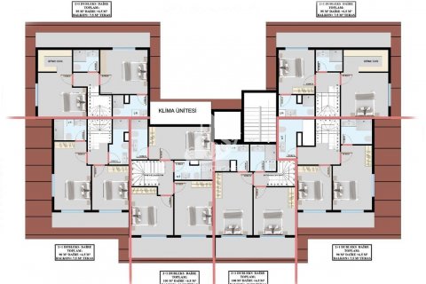 آپارتمان در  Oba ، امارات متحده عربی 1 خوابه ، 50 متر مربع.  شماره 73321 - 25