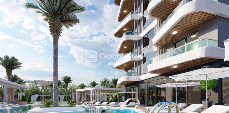 آپارتمان در  Antalya ، امارات متحده عربی 1 خوابه ، 50 متر مربع.  شماره 74368