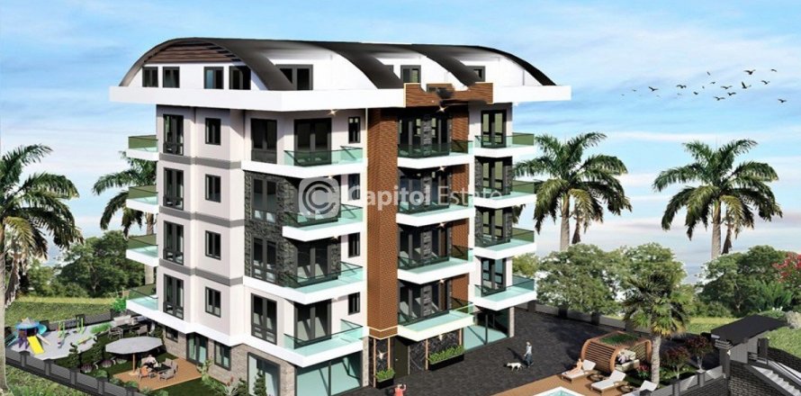 آپارتمان در  Antalya ، امارات متحده عربی 1 خوابه ، 50 متر مربع.  شماره 74675