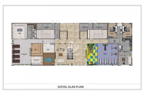 آپارتمان در Demirtas،  Alanya ، امارات متحده عربی 1 خوابه ، 46 متر مربع.  شماره 72863 - 15