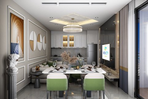 آپارتمان در  Alanya ، امارات متحده عربی 1 خوابه ، 51 متر مربع.  شماره 76782 - 8