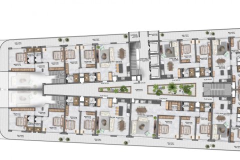 آپارتمان در  Alanya ، امارات متحده عربی 1 خوابه ، 50 متر مربع.  شماره 76326 - 10