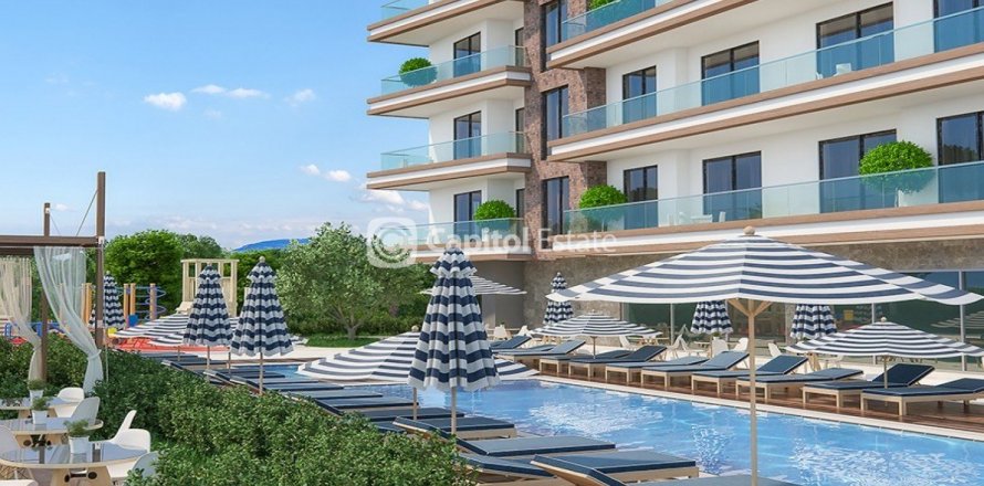 آپارتمان در  Antalya ، امارات متحده عربی 1 خوابه ، 246 متر مربع.  شماره 74177