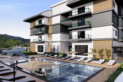 آپارتمان در  Antalya ، امارات متحده عربی 1 خوابه ، 61 متر مربع.  شماره 74493 - 1