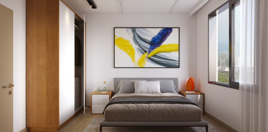 آپارتمان در در MB Azure Resort Mersin ، امارات متحده عربی 1 خوابه ، 84.5 متر مربع.  شماره 72352