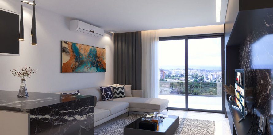 آپارتمان در در Miray Towers Avsallar ، امارات متحده عربی 1 خوابه ، 54 متر مربع.  شماره 75078