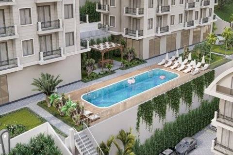 آپارتمان در  Alanya ، امارات متحده عربی 1 خوابه ، 57 متر مربع.  شماره 41279 - 11