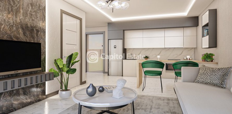 آپارتمان در  Antalya ، امارات متحده عربی 1 خوابه ، 45 متر مربع.  شماره 75723