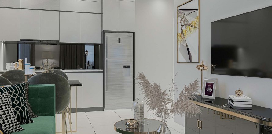 آپارتمان در در Luna Loft Alanya ، امارات متحده عربی 3 خوابه ، 124 متر مربع.  شماره 83332