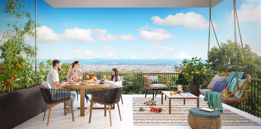 آپارتمان در Umraniye، در Sinpas Koru Aura Istanbul ، امارات متحده عربی 4 خوابه ، 182.96 متر مربع.  شماره 81525