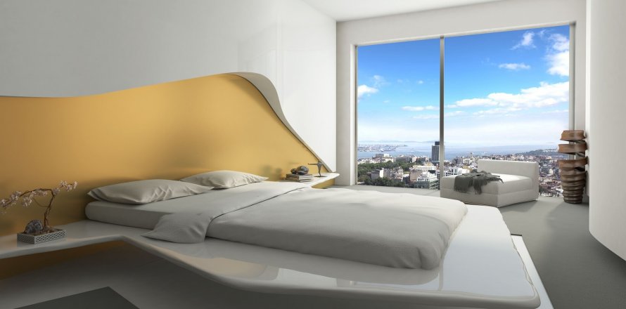 آپارتمان در در Taksim Petek Residence Istanbul ، امارات متحده عربی 3 خوابه ، 234.79 متر مربع.  شماره 82257