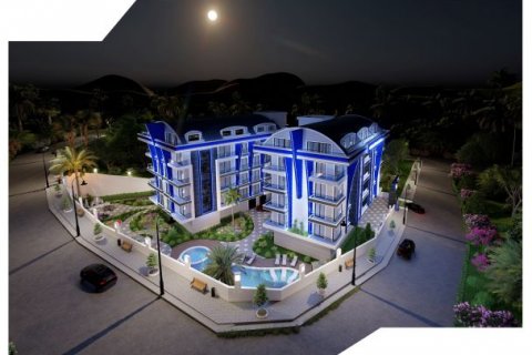 آپارتمان در Turkler،  Alanya ، امارات متحده عربی 1 خوابه ، 57 متر مربع.  شماره 82297 - 5