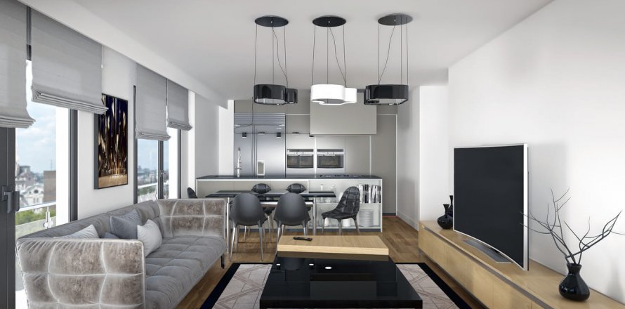 آپارتمان در Küçükçekmece، در Centric Istanbul Istanbul ، امارات متحده عربی 2 خوابه ، 106 متر مربع.  شماره 84580