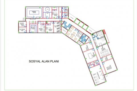 آپارتمان در در Casa Pasha Residence (Газипаша, Турция) Gazipasa ، امارات متحده عربی 2 خوابه ، 94 متر مربع.  شماره 84439 - 22