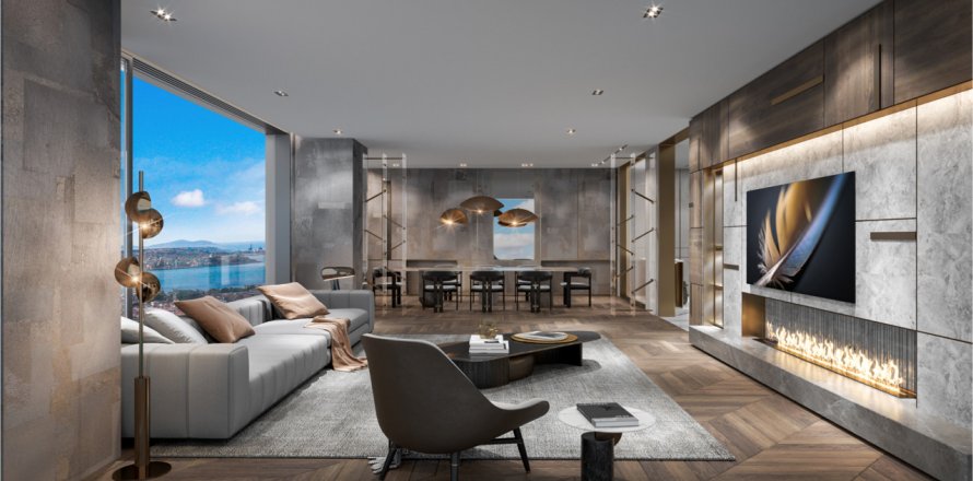 آپارتمان در در Nisantasi Koru Istanbul ، امارات متحده عربی 3 خوابه ، 241.77 متر مربع.  شماره 82235