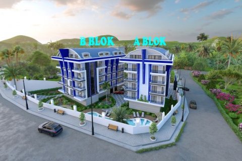 آپارتمان در Turkler،  Alanya ، امارات متحده عربی 1 خوابه ، 57 متر مربع.  شماره 82297 - 6