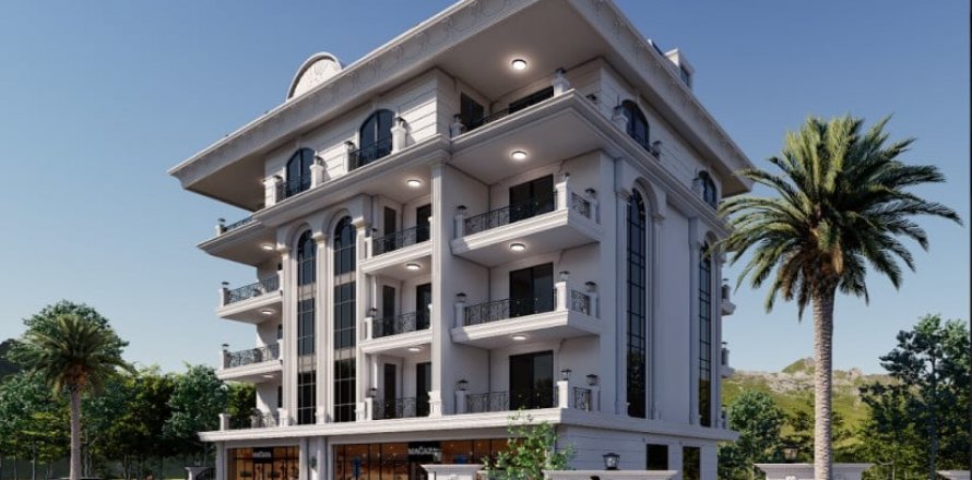 آپارتمان در  Alanya ، امارات متحده عربی 1 خوابه ، 93 متر مربع.  شماره 41250