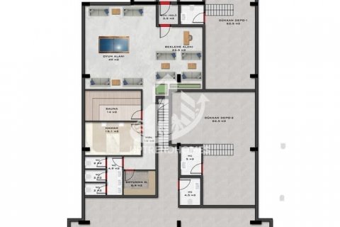آپارتمان در  Mahmutlar ، امارات متحده عربی 1 خوابه ، 49 متر مربع.  شماره 84720 - 18