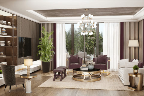 آپارتمان در  Istanbul ، امارات متحده عربی 2 خوابه ، 189 متر مربع.  شماره 81793 - 6
