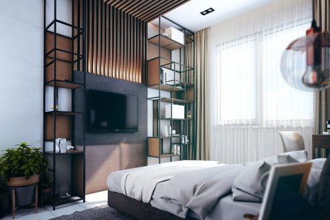 آپارتمان در  Kestel ، امارات متحده عربی 3 خوابه ، 180 متر مربع.  شماره 80492 - 22