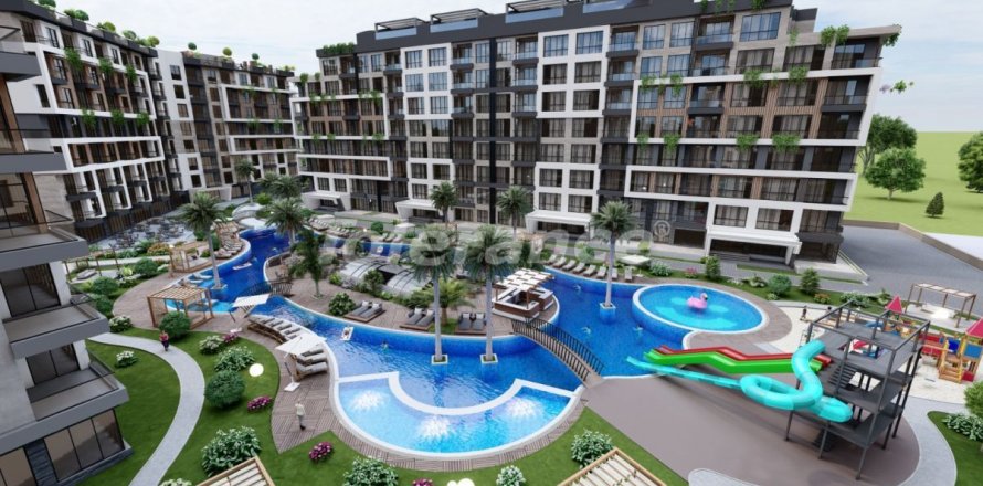 آپارتمان در  Antalya ، امارات متحده عربی 1 خوابه ، 58 متر مربع.  شماره 83786