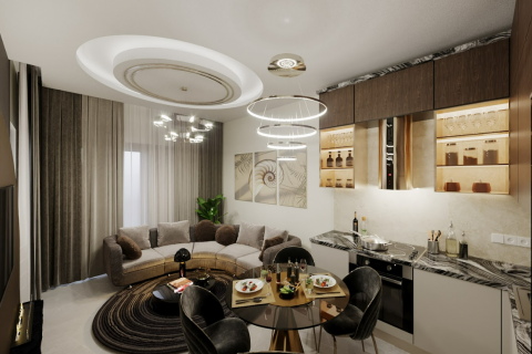 آپارتمان در Demirtas،  Alanya ، امارات متحده عربی 1 خوابه ، 44 متر مربع.  شماره 80056 - 15