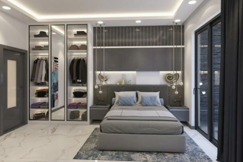 آپارتمان در Kargicak،  Alanya ، امارات متحده عربی 1 خوابه ، 51 متر مربع.  شماره 81277 - 4
