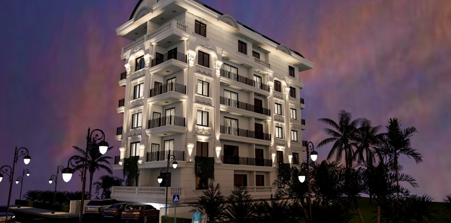 آپارتمان در  Alanya ، امارات متحده عربی 1 خوابه ، 48 متر مربع.  شماره 80699