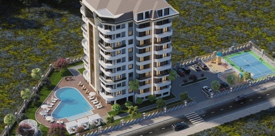 آپارتمان در  Antalya ، امارات متحده عربی 1 خوابه ، 92 متر مربع.  شماره 42134