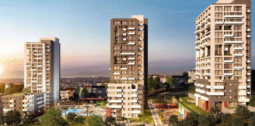 آپارتمان در  Istanbul ، امارات متحده عربی 1 خوابه ، 115 متر مربع.  شماره 41851