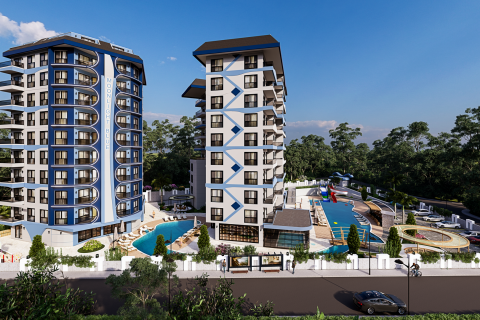 آپارتمان در در Moonlight Blue Residence Avsallar ، امارات متحده عربی 2 خوابه ، 75 متر مربع.  شماره 84613 - 11