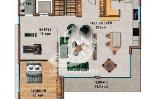 ویلا در  Alanya ، امارات متحده عربی 6 خوابه ، 500 متر مربع.  شماره 84032 - 23