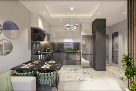 آپارتمان در  Oba ، امارات متحده عربی 1 خوابه ، 52 متر مربع.  شماره 82130 - 6