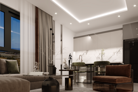 آپارتمان در در Moonlight Park Residence Alanya ، امارات متحده عربی 2 خوابه ، 206 متر مربع.  شماره 84628 - 9