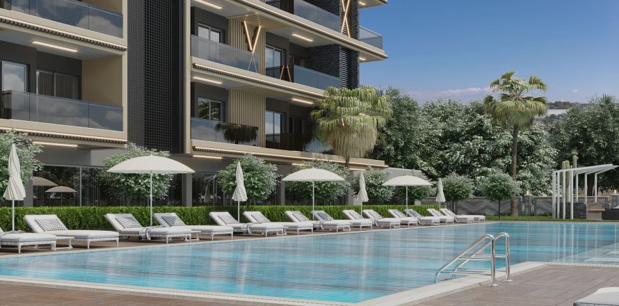 آپارتمان در در Yildirim Elite Avsallar ، امارات متحده عربی 2 خوابه ، 99 متر مربع.  شماره 83575