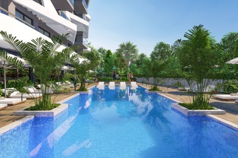 آپارتمان در  Alanya ، امارات متحده عربی 1 خوابه ، 54 متر مربع.  شماره 82831 - 7