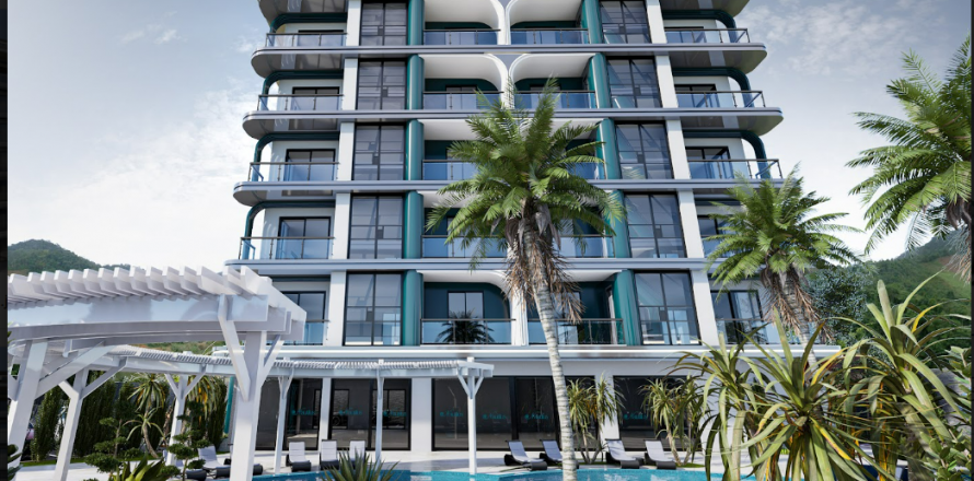 آپارتمان در Demirtas،  Alanya ، امارات متحده عربی 1 خوابه ، 44 متر مربع.  شماره 80056