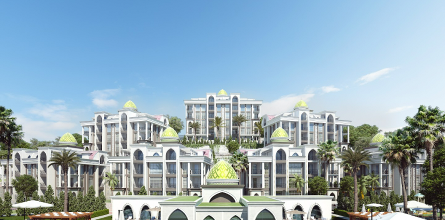 آپارتمان در Kargicak،  Alanya ، امارات متحده عربی 1 خوابه ، 60 متر مربع.  شماره 80141