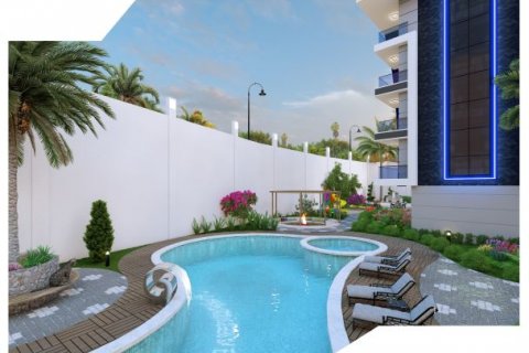 آپارتمان در Turkler،  Alanya ، امارات متحده عربی 1 خوابه ، 57 متر مربع.  شماره 82297 - 12