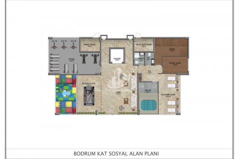 آپارتمان در Demirtas،  Alanya ، امارات متحده عربی 1 خوابه ، 54 متر مربع.  شماره 82023 - 29