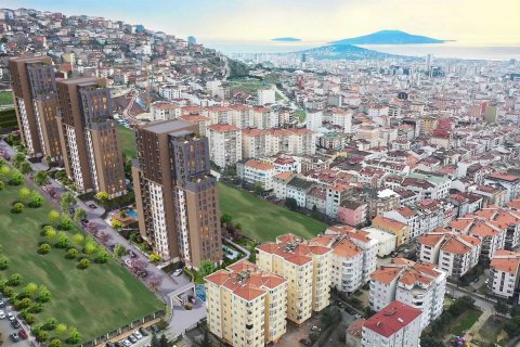 آپارتمان در Maltepe، در Kalamis Adalar Istanbul ، امارات متحده عربی 2 خوابه ، 90.09 متر مربع.  شماره 80675 - 1