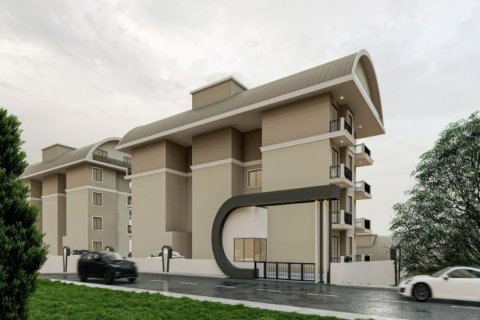 آپارتمان در  Alanya ، امارات متحده عربی 1 خوابه ، 57 متر مربع.  شماره 41279 - 7