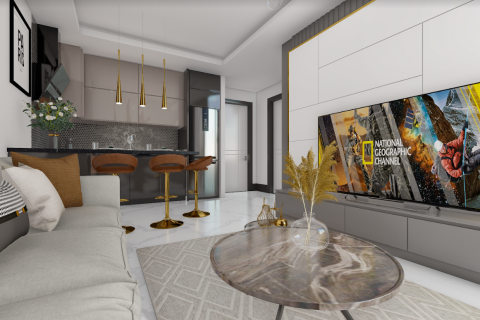 آپارتمان در Kargicak،  Alanya ، امارات متحده عربی 1 خوابه ، 50 متر مربع.  شماره 81570 - 8