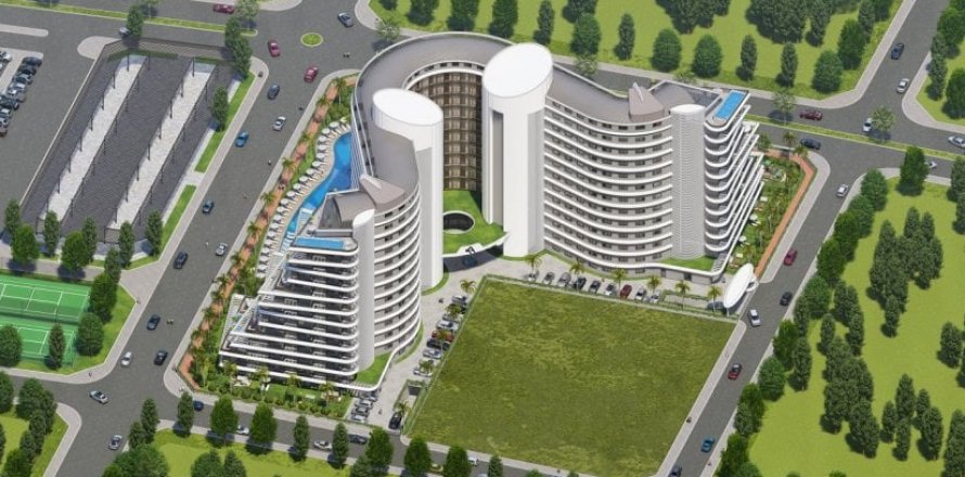آپارتمان در  Antalya ، امارات متحده عربی 1 خوابه ، 344 متر مربع.  شماره 41473