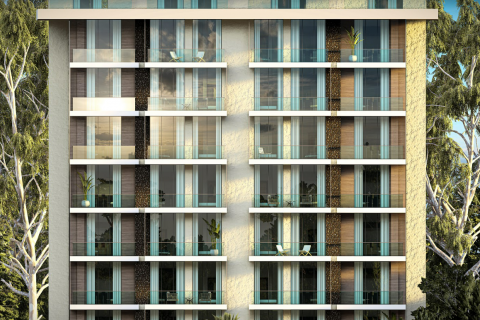 آپارتمان در  Mahmutlar ، امارات متحده عربی 1 خوابه ، 61 متر مربع.  شماره 81338 - 11