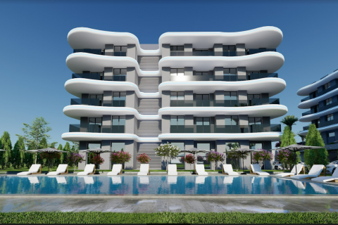 آپارتمان در Okurcalar،  Alanya ، امارات متحده عربی 1 خوابه ، 53 متر مربع.  شماره 80481 - 2