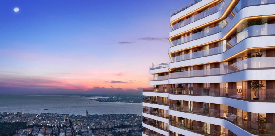 آپارتمان در در Divan Residence Izmir ، امارات متحده عربی 3 خوابه ، 211.66 متر مربع.  شماره 85098