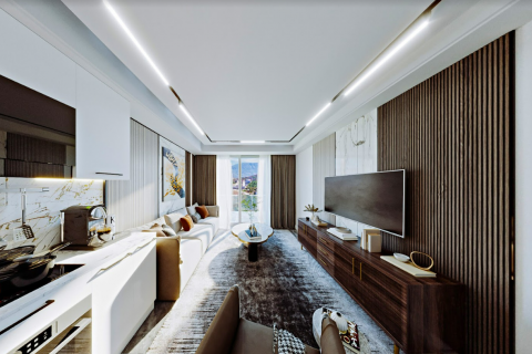 آپارتمان در Kargicak،  Alanya ، امارات متحده عربی 1 خوابه ، 62 متر مربع.  شماره 80711 - 14